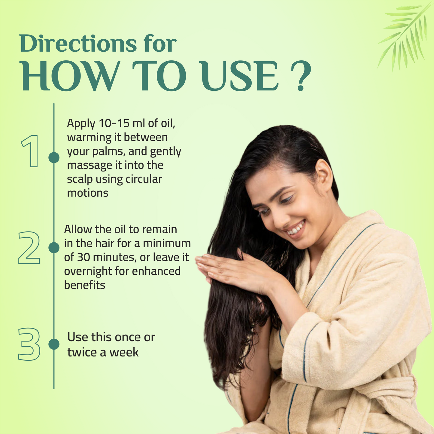 3‑in‑1 Ayurvedic Hair Oil
