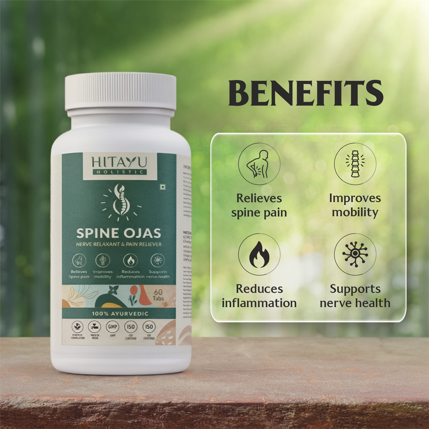 Sciatica Go + Spine Ojas Combo | Ayurvedic Spine & Nerve Wellness Combo