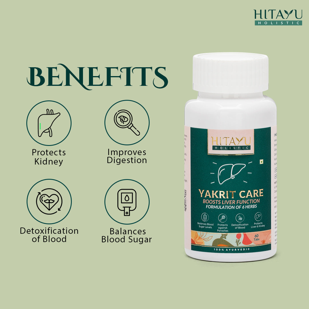 Yakrit Care Tablets | Support Liver Health | 60 Tablets