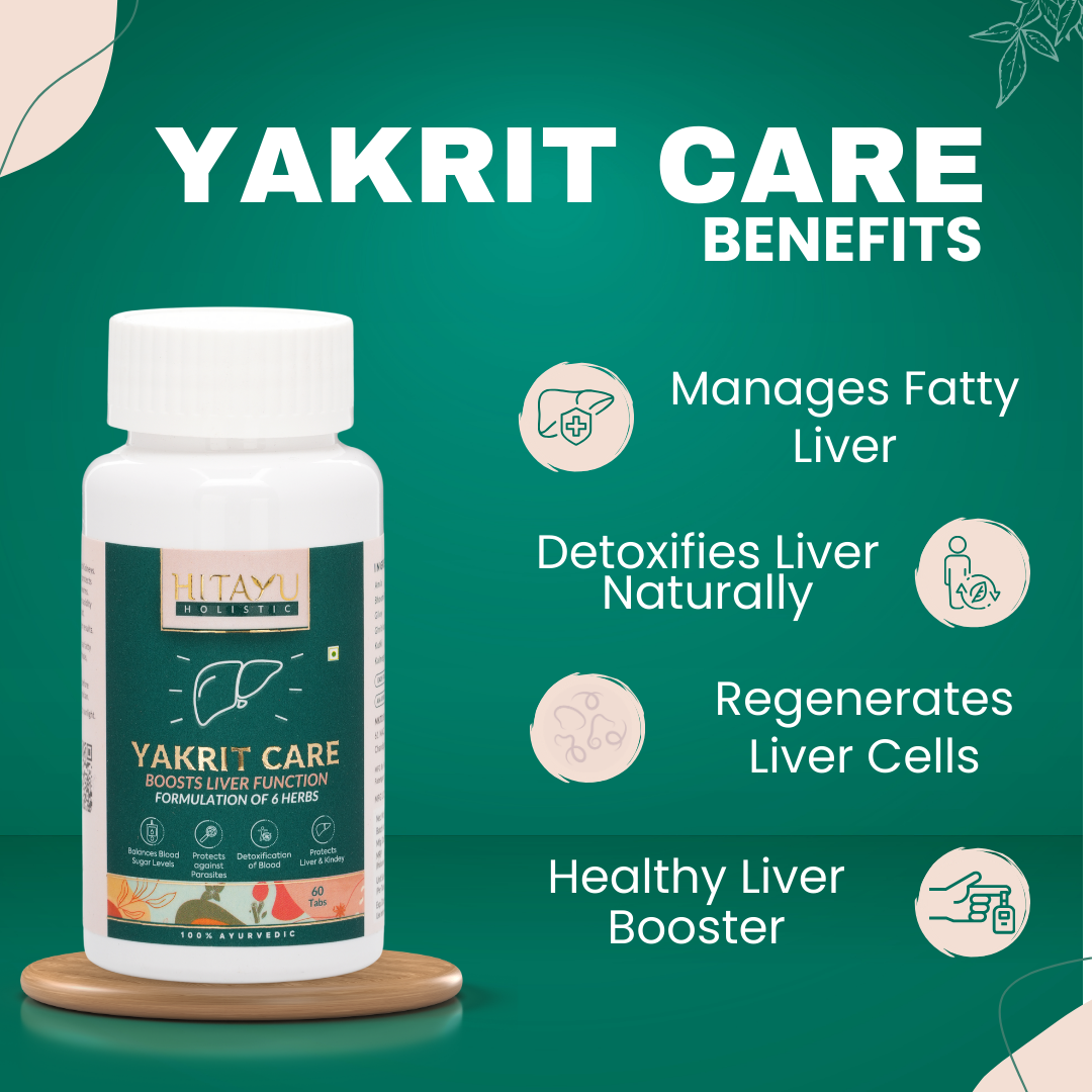 Yakrit Care Combo: Liver Detox Formula | Supports Liver Health, Balances Cholesterol