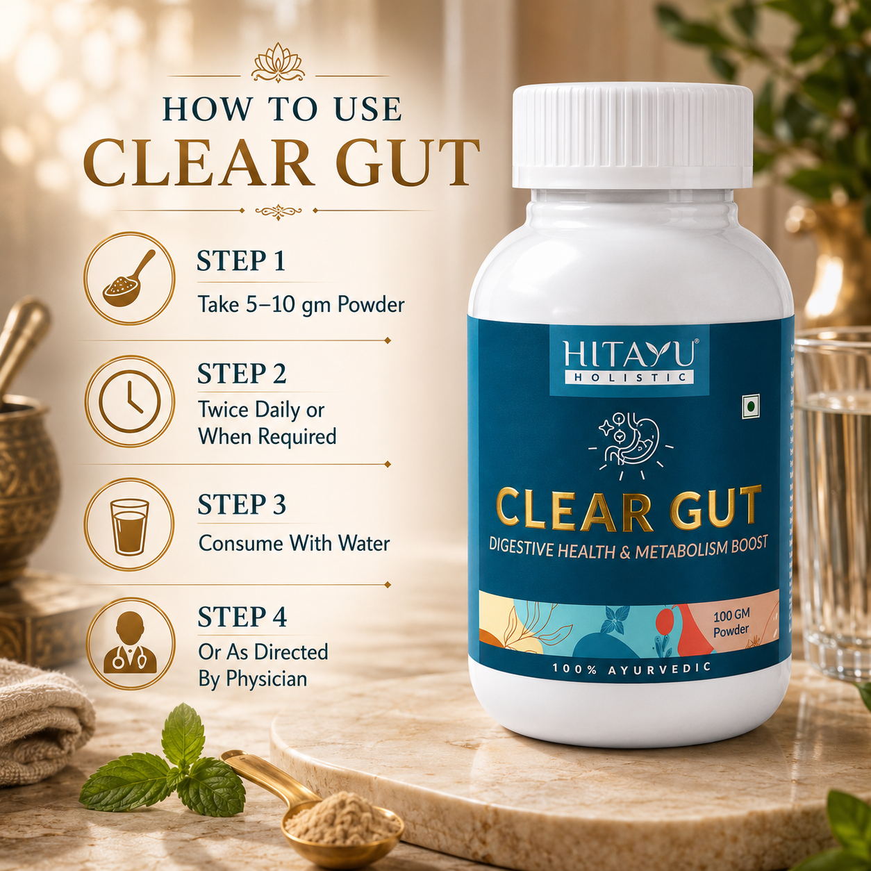 Clear Gut | Digestive Health & Metabolism Boost