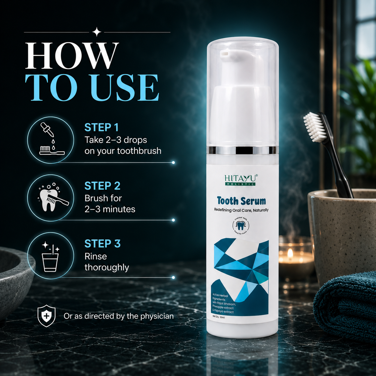 Tooth Serum | Herbal Oral Care Serum