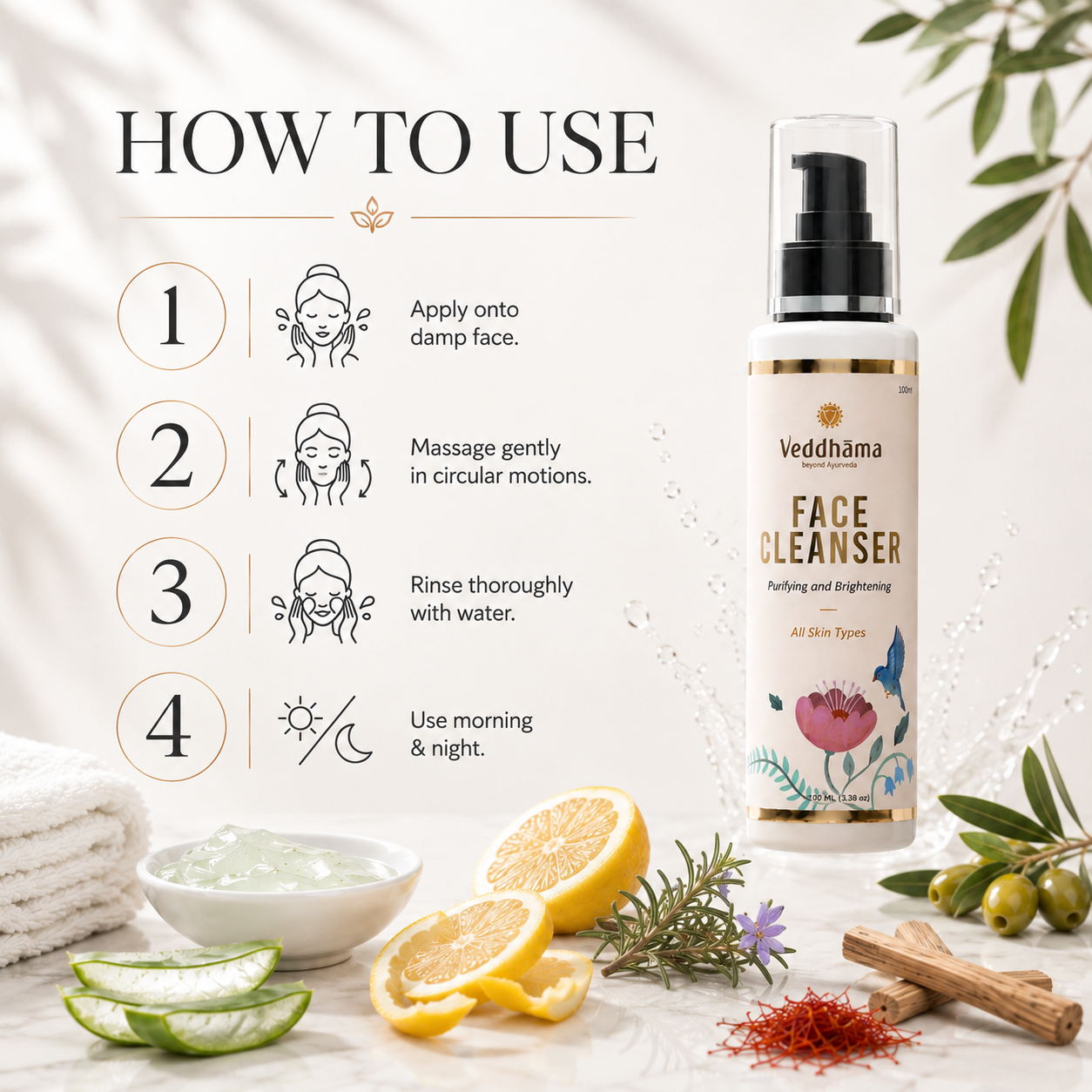 Face Cleanser | Deep Cleanse, Gentle Care | 100ml