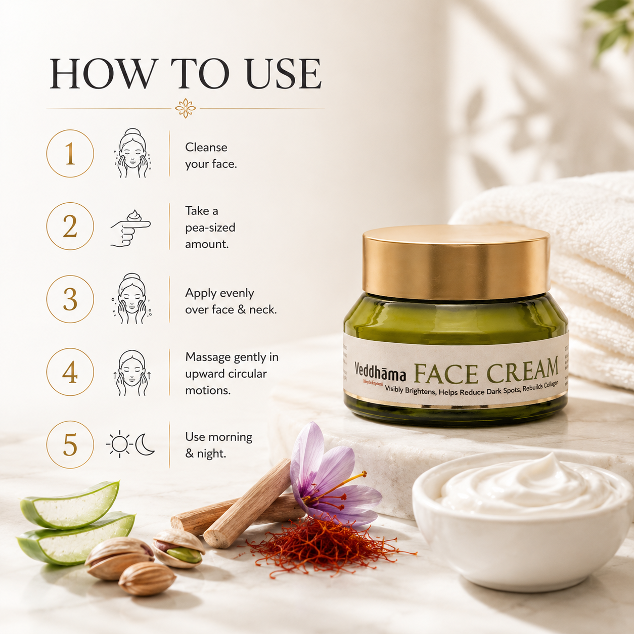 Face Cream | Brightening | Spot Reduction | Collagen Boost | FREEDOM SALE