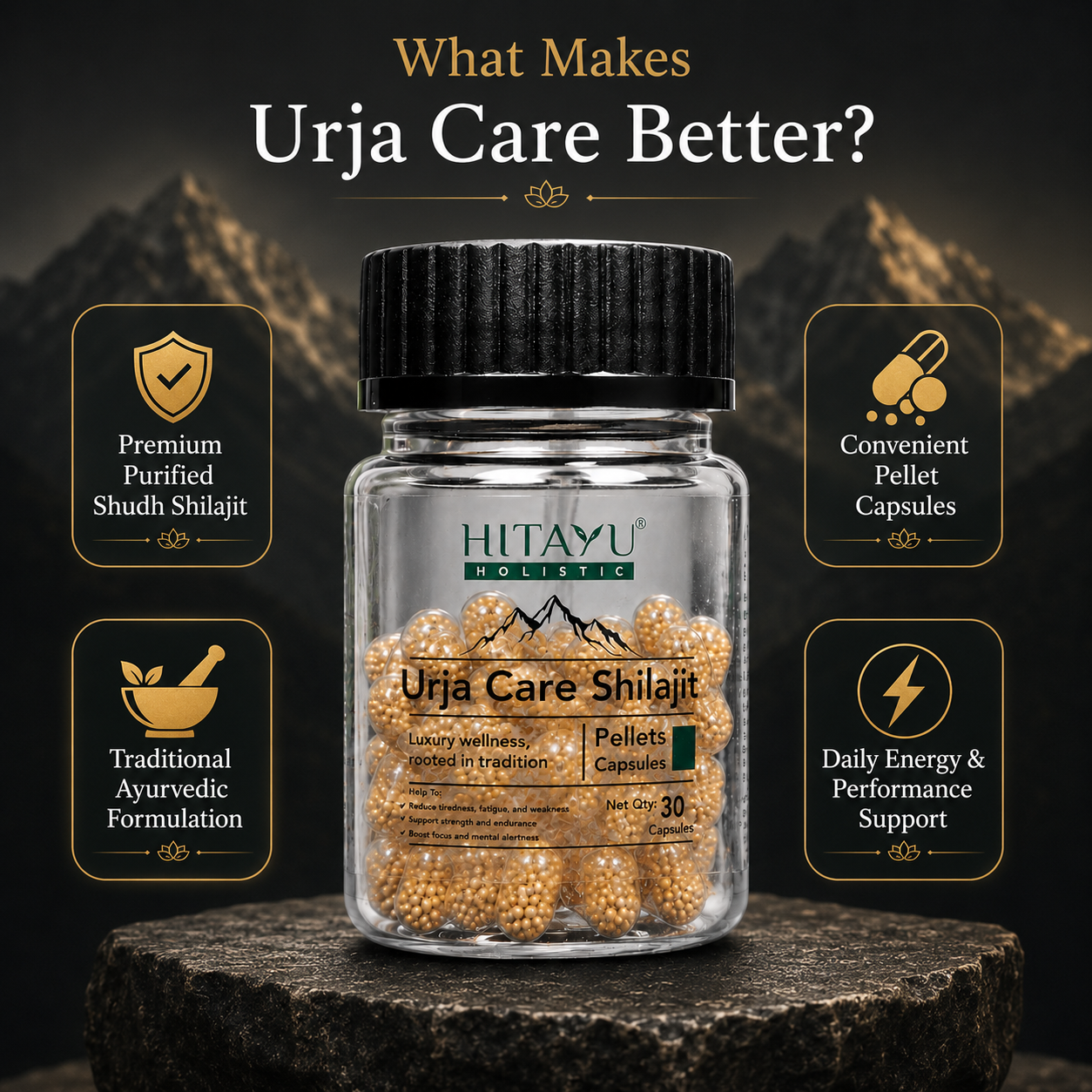 Urja Care Shilajit | Strength, Stamina & Daily Wellness Support
