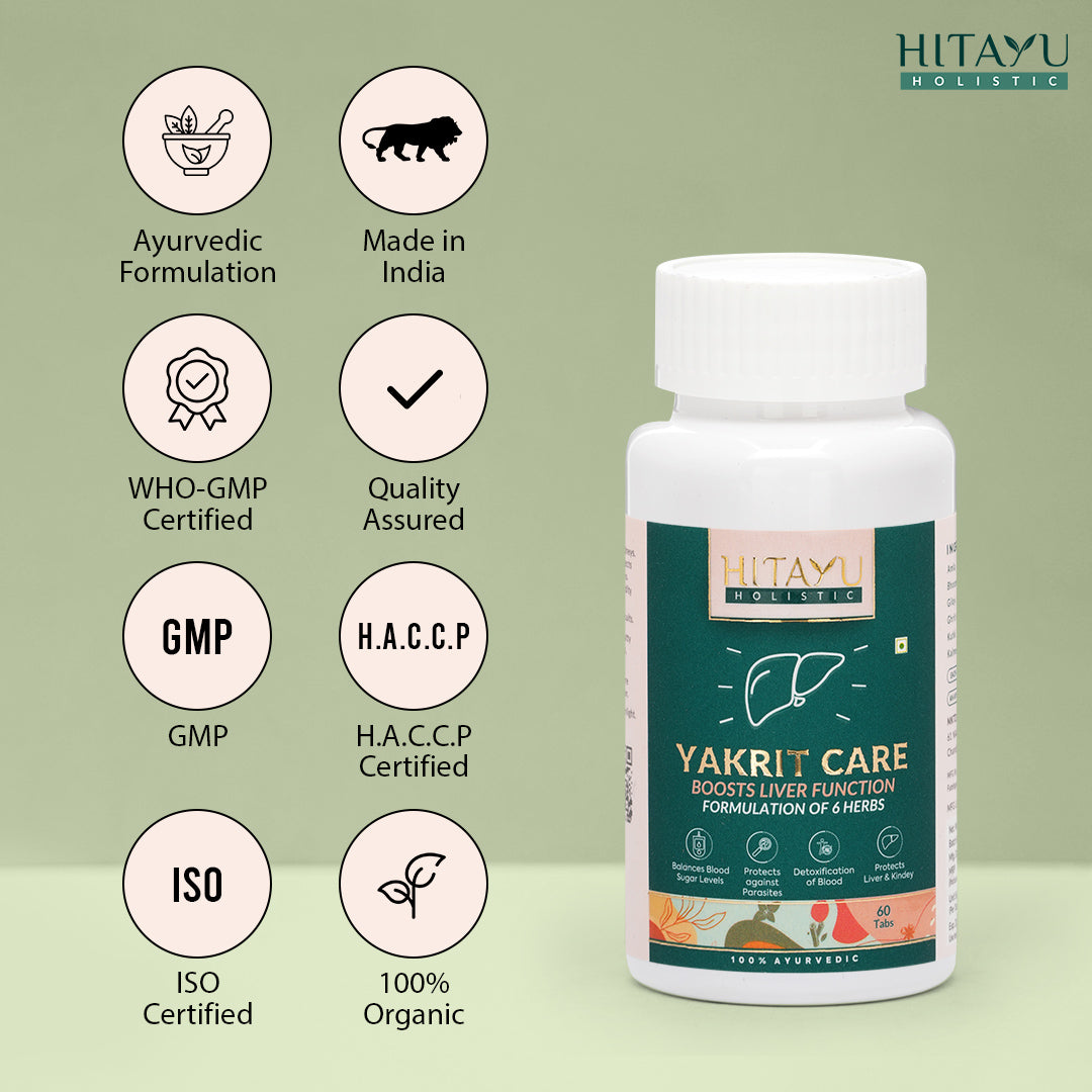 Yakrit Care Combo: Liver Detox Formula | Supports Liver Health, Balances Cholesterol