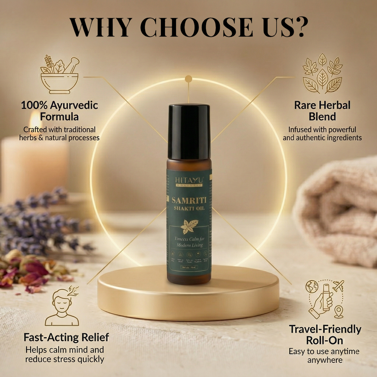 Samriti Shakti Oil | Timeless Calm for Modern Living