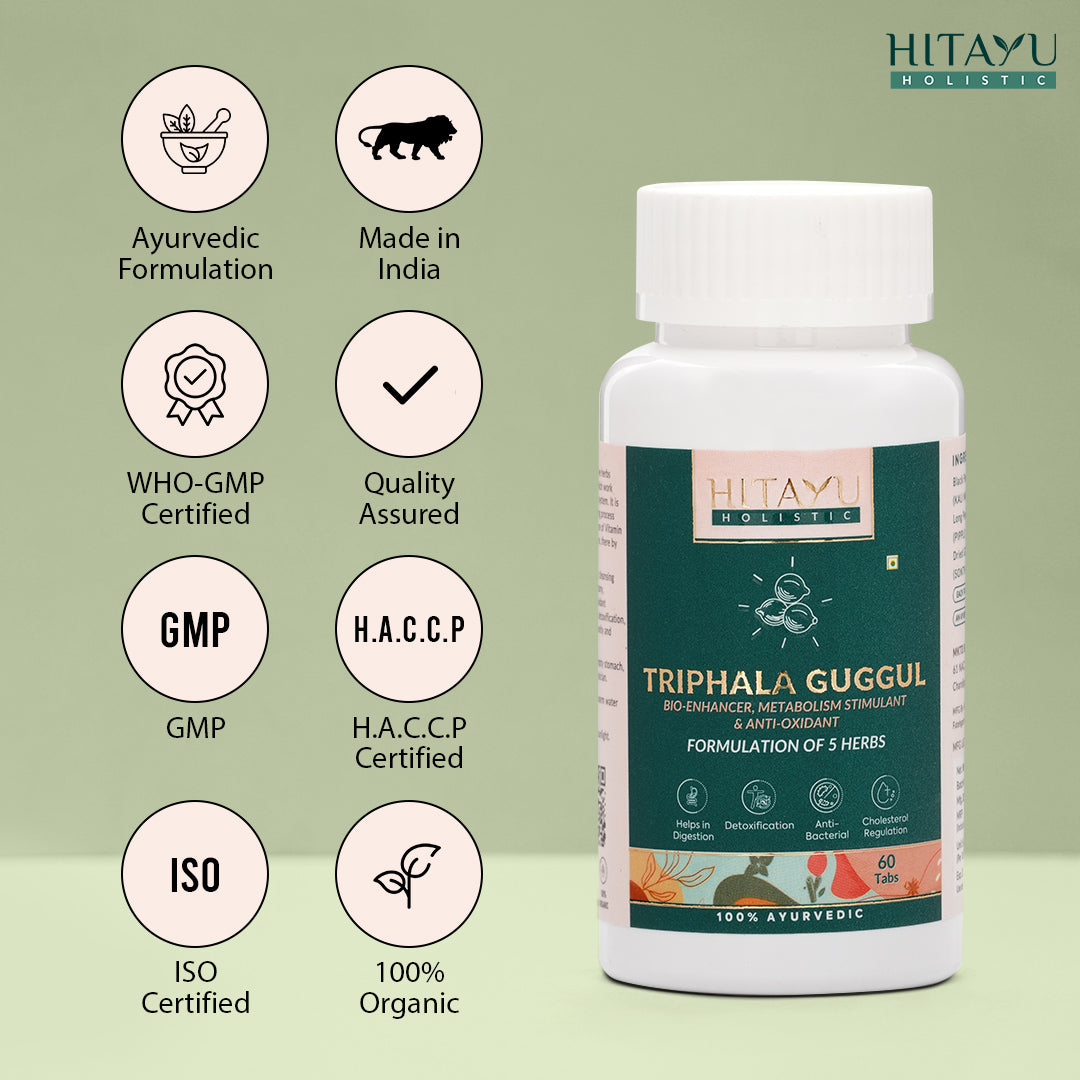 Triphala Guggul: Ayurvedic Fusion for Digestive and Detox Support