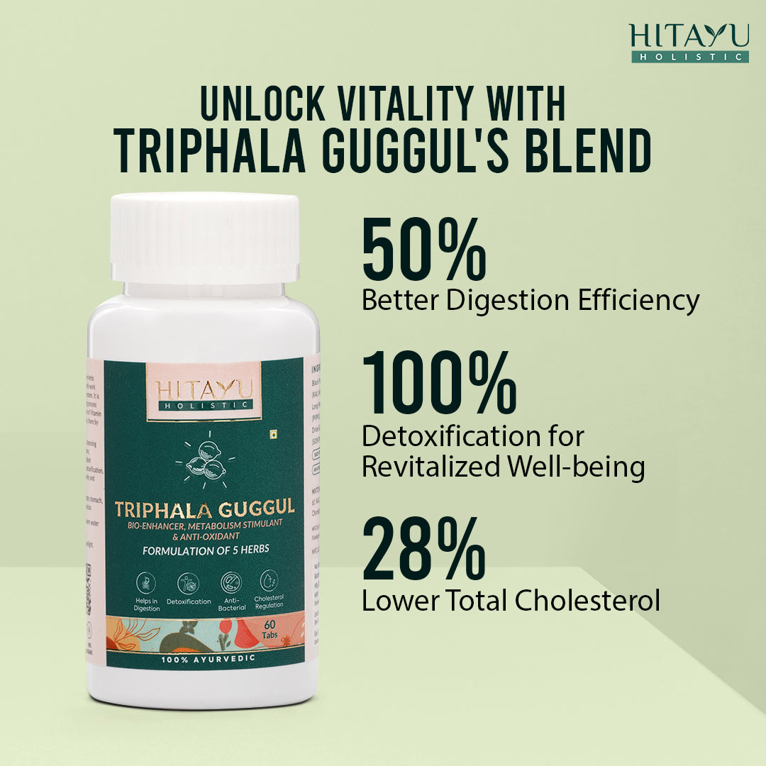 Triphala Guggul: Ayurvedic Fusion for Digestive and Detox Support