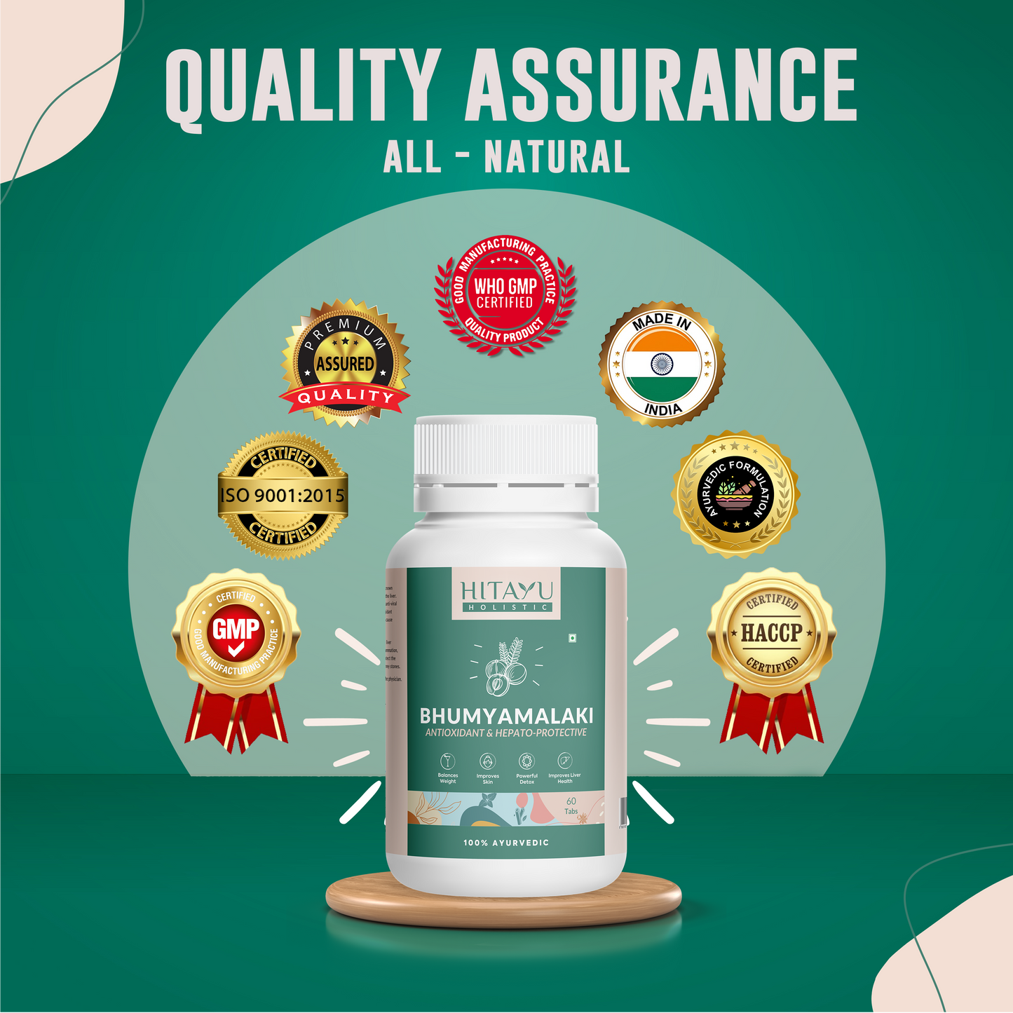 Bhumyamalaki Tablets | Ayurvedic Support for Liver, Digestion & Detox