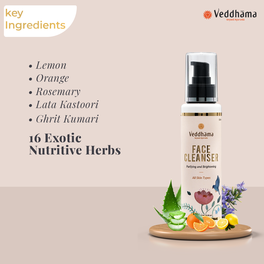 Ayurvedic Face Cleanser | Gentle Cleanse + Glow + Hydration | 100% Natural