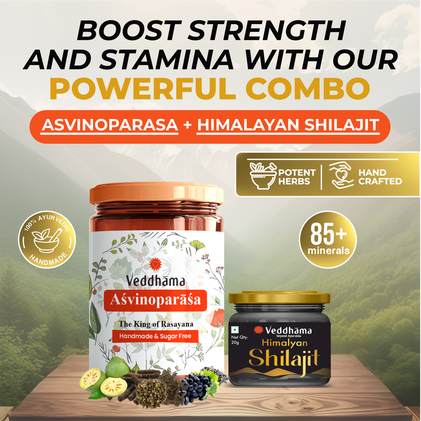 Shilajit | Ayurvedic Support for Energy, Stamina & Vitality