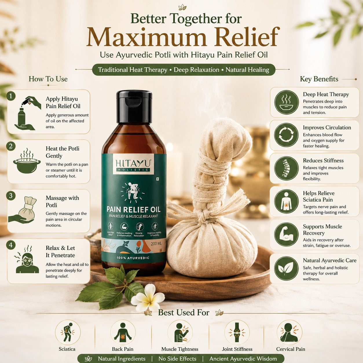 Pain Ease Potli | Traditional Heat Wellness Therapy