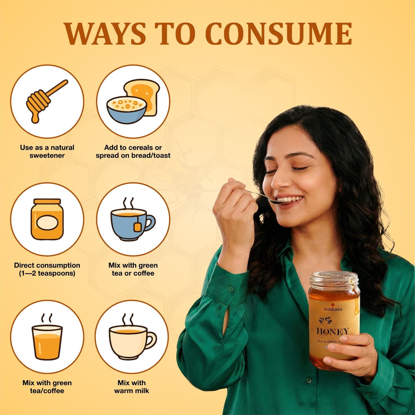 Honey – 100% Pure & Raw Eucalyptus Honey