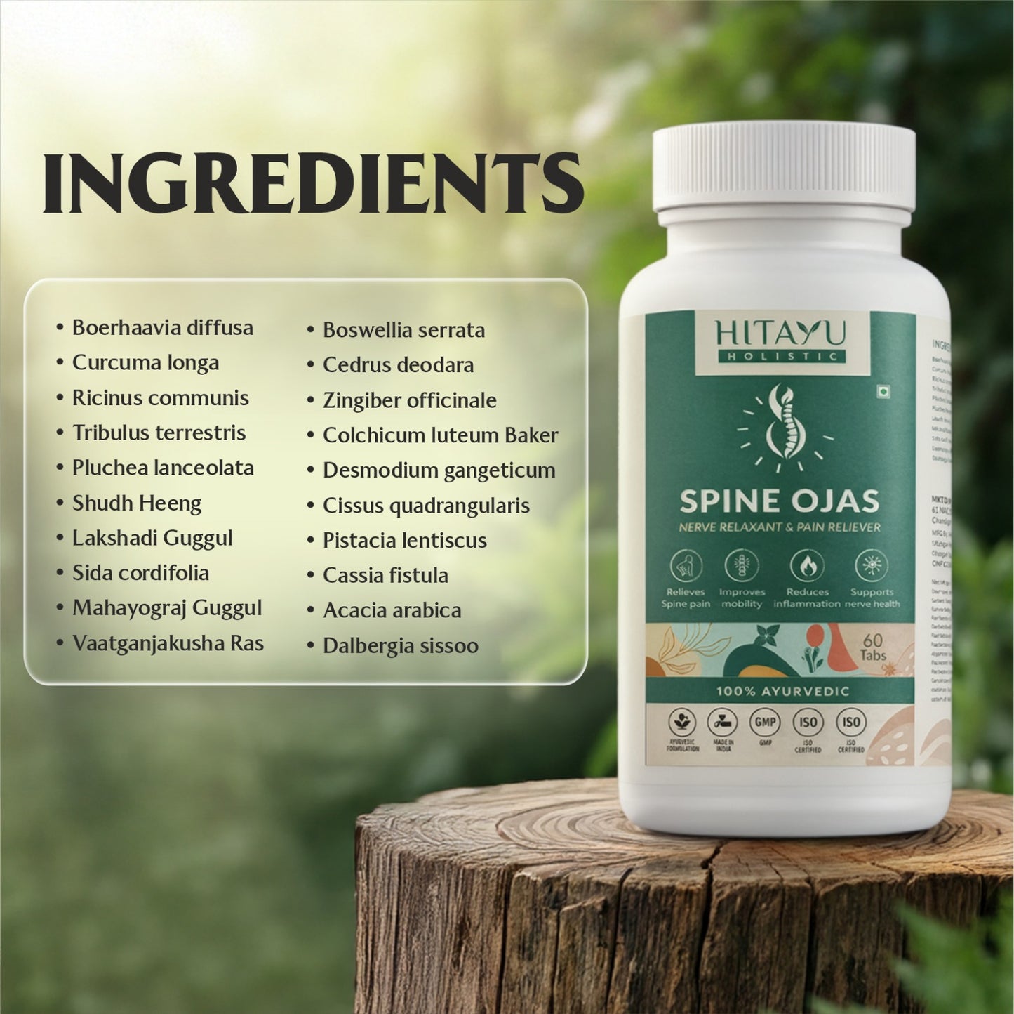 Spine Ojas | Ayurvedic Nerve & Pain Relaxant