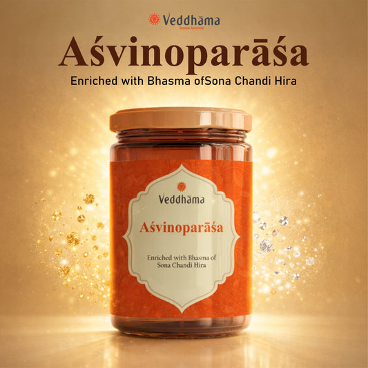 ASVINOPARASA+ | Advanced Ayurvedic Formula With Sona Bhasma, Chandi Bhasma & Heera Bhasma