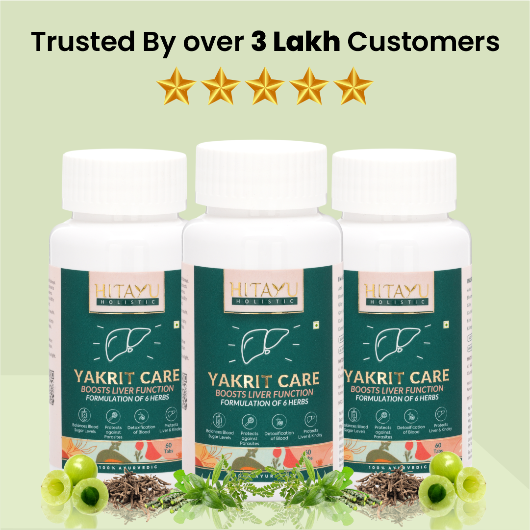 Yakrit Care Combo: Liver Detox Formula | Supports Liver Health, Balances Cholesterol