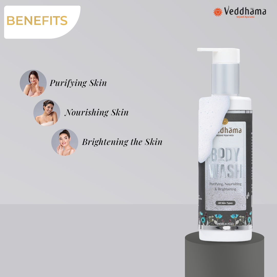 Ayurvedic Body Wash | Gentle Cleanse + Hydration + Glow | 100% Natural